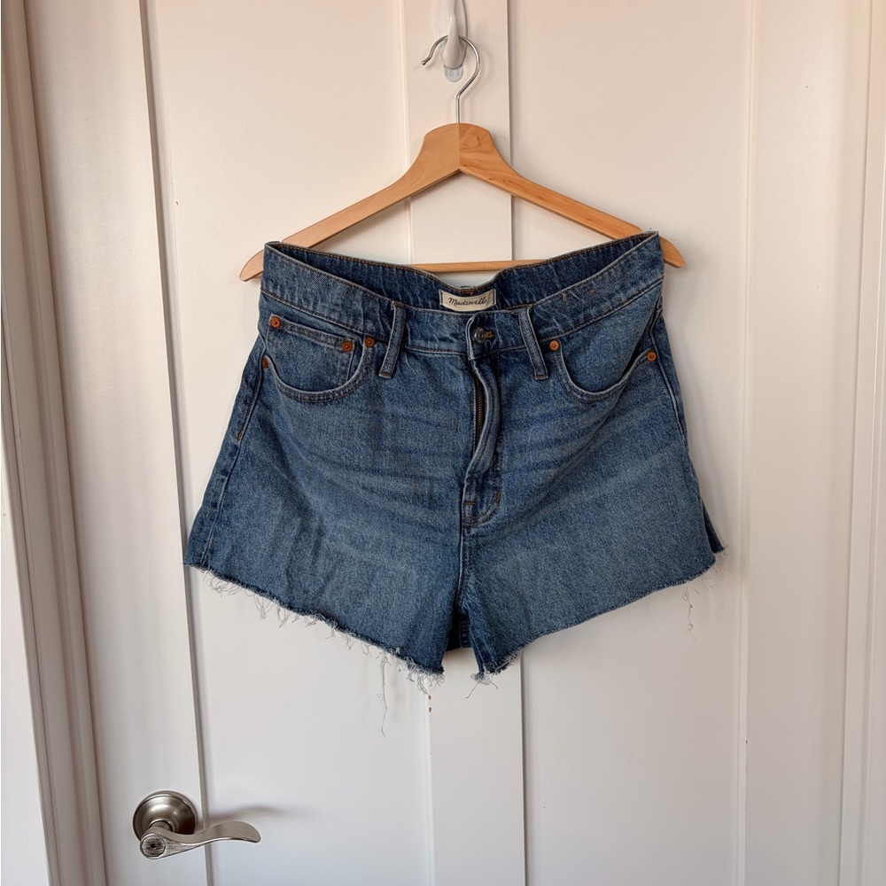 Madewell Perfect Jean Short High-Rise Denim Shorts